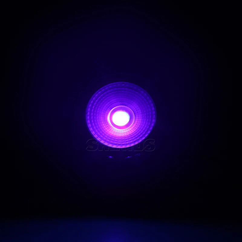 Светодиодный Par COB 30 Вт фиолетовый DMX512 сценический эффект Освещение хорошо для DJ диско для домашней вечеринки на день рождения ночной клуб и свадебное украшение