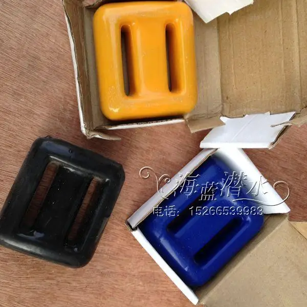 

3KG environmental protection diving lead weight with plastic leather