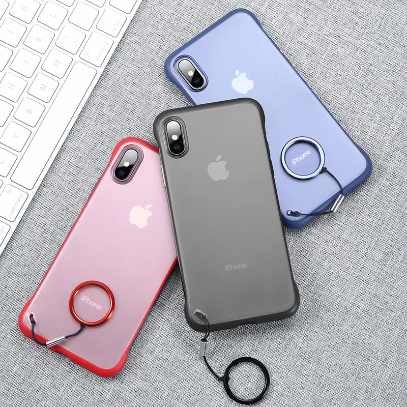 Msvii Martin Case For iPhone X XS MAX XR Transparent Coque 7 8 Bumper Protective Frosted Cover Shell | Мобильные телефоны и