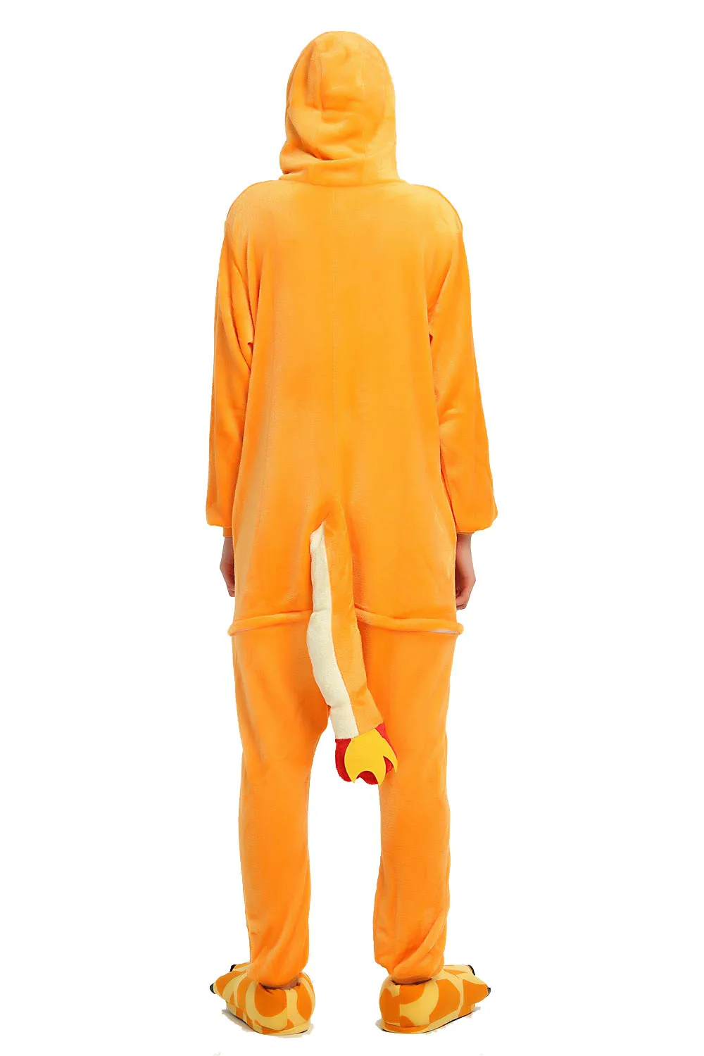 Фланелевые пижамы с рисунками животных для взрослых унисекс зимние Kigurumi Charmander Fire