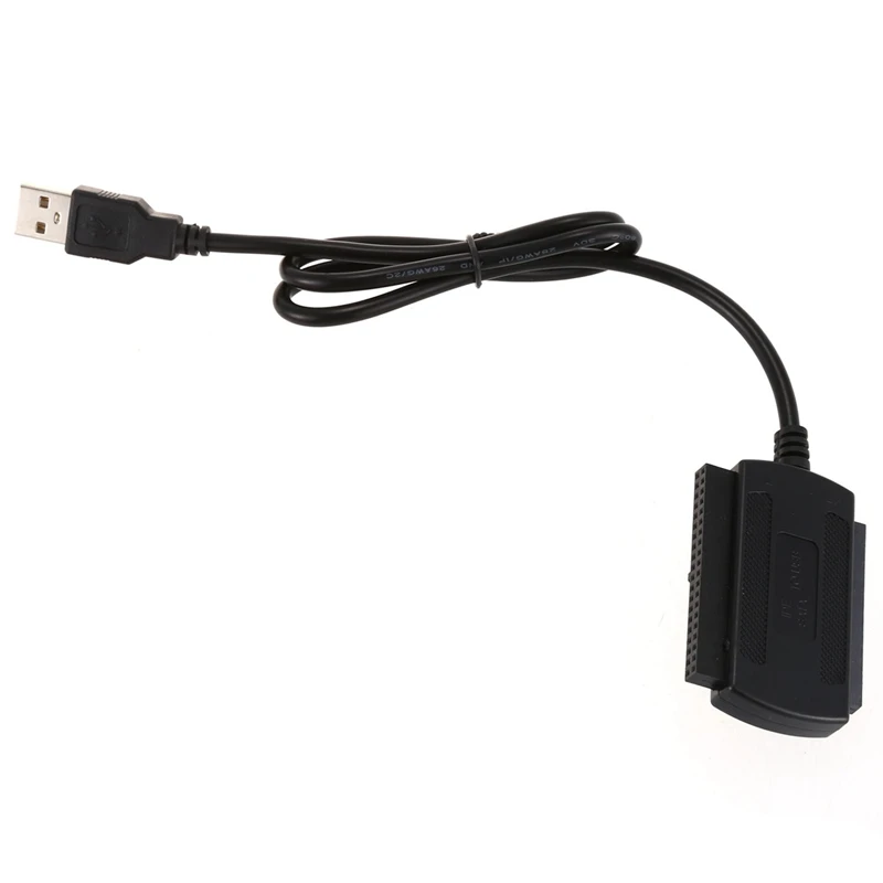 3 в 1 USB 2 0 для SATA IDE 5 HD HDD жесткий диск кабель конвертер пластиковый адаптер |