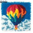 DIY защелка крюк ковер коврик diy tapijt foamiran для рукодельных наборов knooppakket воздушный шар вязание крючком украшение дома