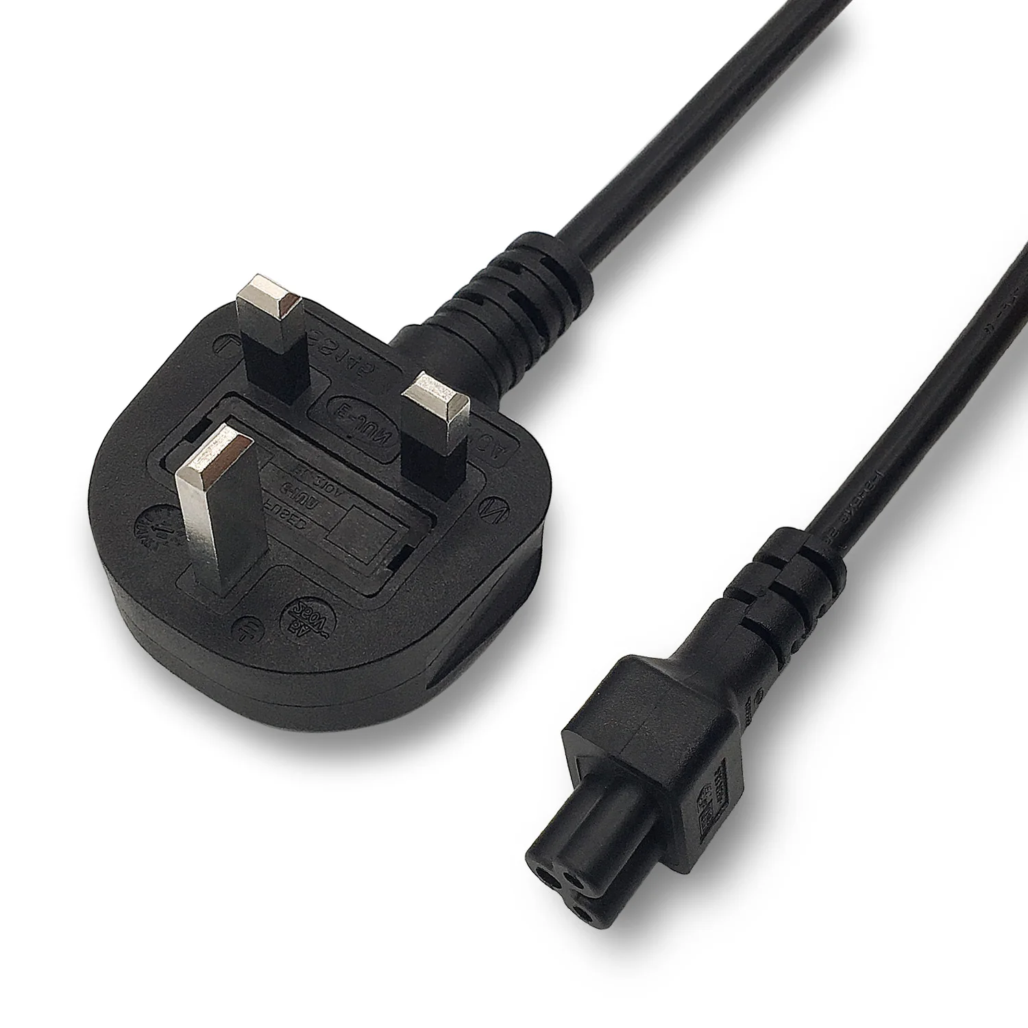 C5 Cloverleaf 3 Pin шнур питания для зарядные устройства для ноутбуков сканеры принтеры и светодиодный ТВ мониторы(IEC 320 C5 в UK 3 Pin