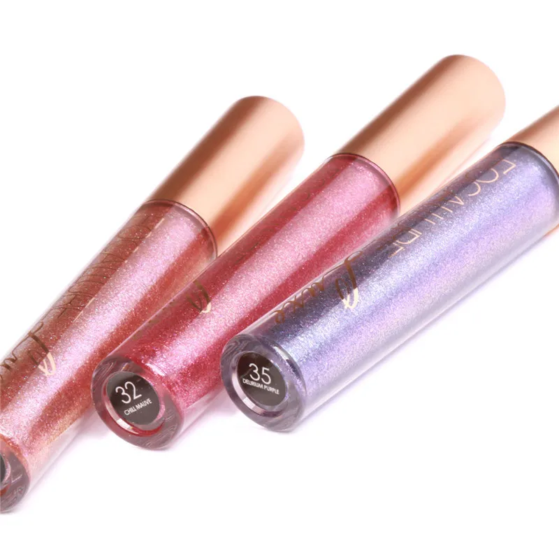 Focallure Shimmer Блеск для губ Водонепроницаемый матовая Хамелеон жидкости Губная