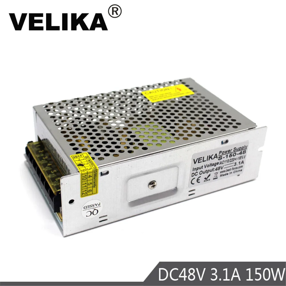 Лучшее качество 48V 3.1A 150W Драйвер импульсного источника питания для 3D принтера
