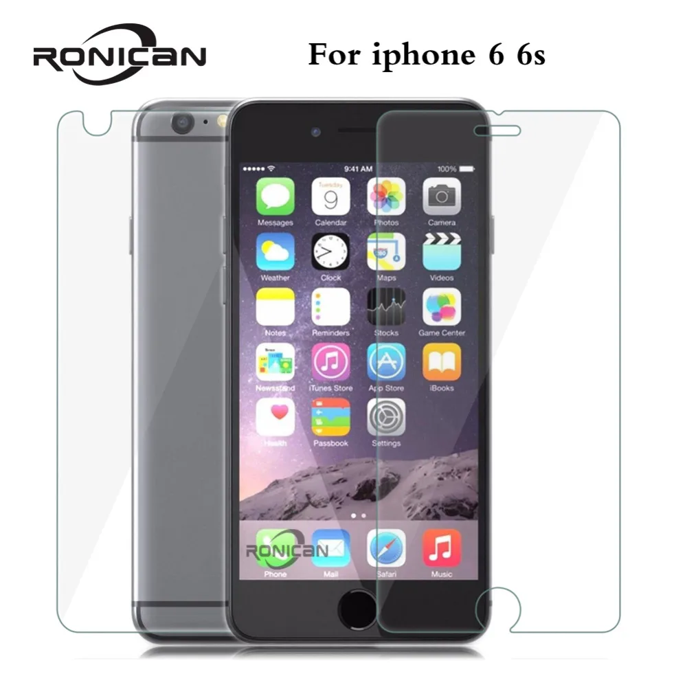 2 шт./лот переднее + заднее закаленное стекло для iPhone 5 5s SE 4 4S 6 6s 7 8 Plus задняя защита