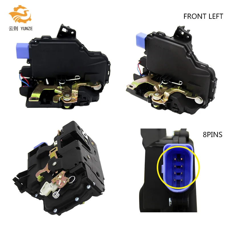 Привод замка передней и левой двери 3B1837015AQ 6QD837015B для SKODA FABIA SEAT IBIZA MK4 CORDOBA|skoda fabia door