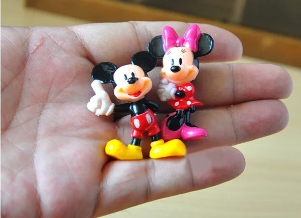 2 шт./партия 3 см Фигурки игрушки Мини клубный домик классические куклы подарки