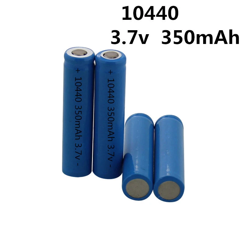 2 шт./лот очень дешевый Vbatty ICR 10440 350mah 3 7 V литий-ионный аккумулятор с плоским верхом