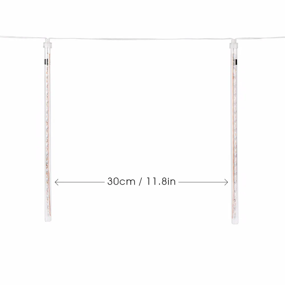 Finether 144 светодиодная синяя светящаяся гирлянда метеоритный дождь снегопад 4 м/13 1