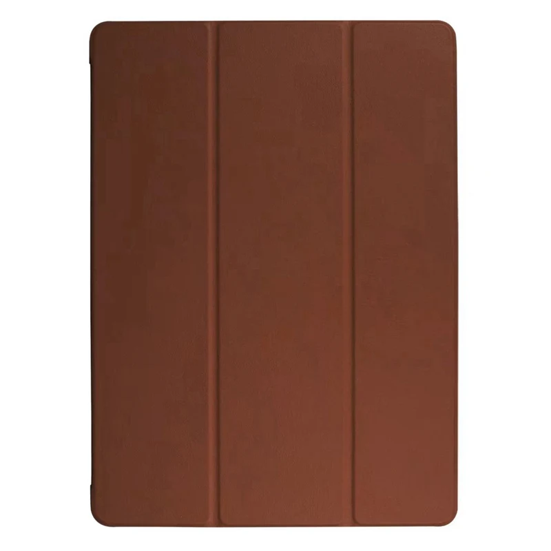 brow Чехол для iPad Pro 12,9 дюйма /, ультра тонкий чехол из искусственной кожи, чехол на магните, пробуждение сна+ пленка+ ручка - Цвет: brow