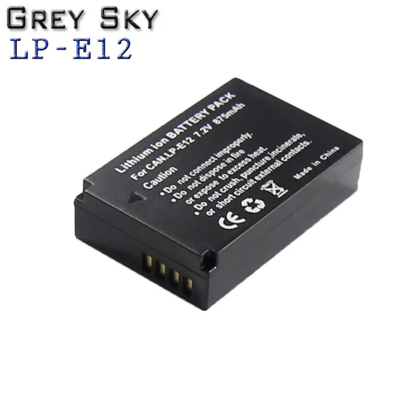 LP-E12 LPE12 LP E12 батарея для камеры батарея Аккумулятор Акку+ ЖК-зарядное устройство для Canon M 100D Kiss X7 Rebel SL1 EOS M10 DSLR камеры
