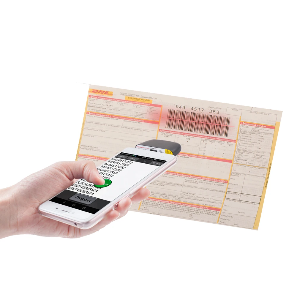 Generalscan ScanBuddy GS X1 (06) 1D лазерная мини Micro USB сканер штрих кода считывания кодов для