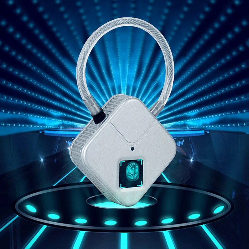 Умный замок отпечатков пальцев Usb Перезаряжаемый интеллектуальный без ключа Ip65