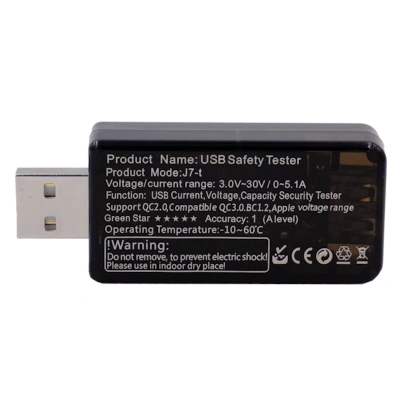 10 комплектов 3 30 в USB измеритель мощности детектор Напряжение зарядное устройство