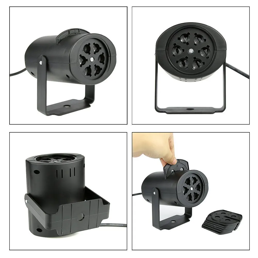 2 шт. движущиеся рождественские лазерные огни Снежный проектор лампа светодио