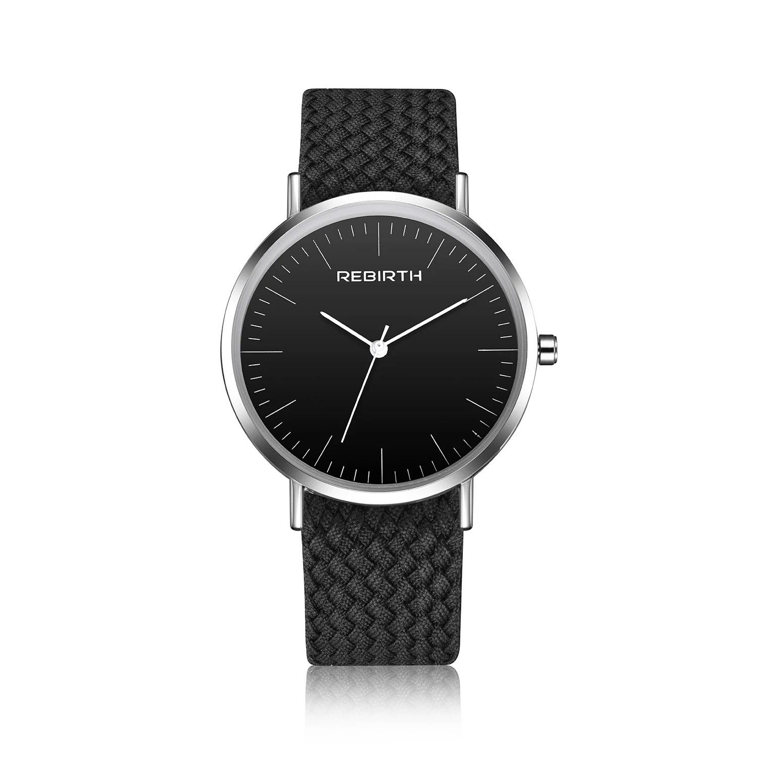 All black Часы для женщин и мужчин, ремешок, Роскошные, унисекс, перлон, нейлоновый ремешок, наручные часы, кварцевые, спортивные часы, relogio masculino - Цвет: All black