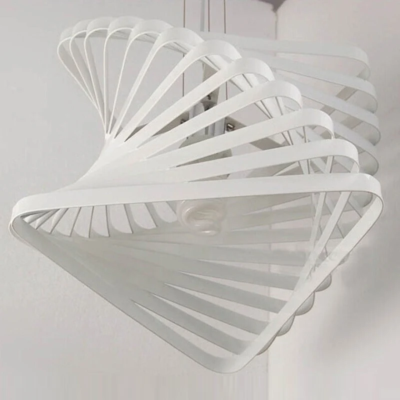 Железный полая Подвесная лампа для спальни Современная окрашенная