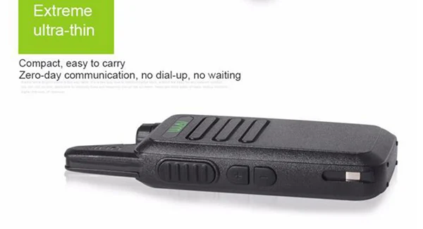 Ультратонкая Гарнитура Walkie Talkie профессиональная портативная рация большого