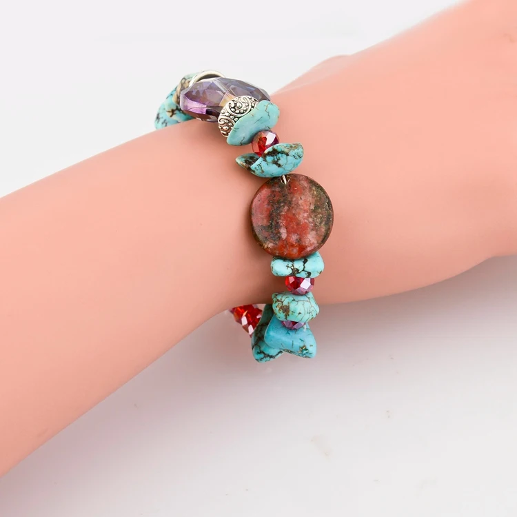 CHICVIE натуральный камень искусственное очарование для женщин девушек браслеты с