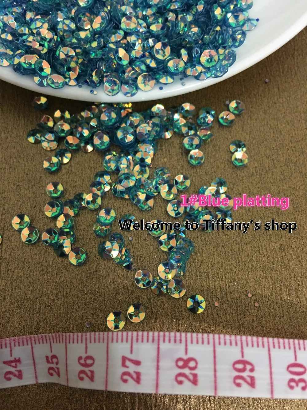 4 мм 10 г/лот глубокая чаша круглые свободные блестки золотое покрытие пайетки