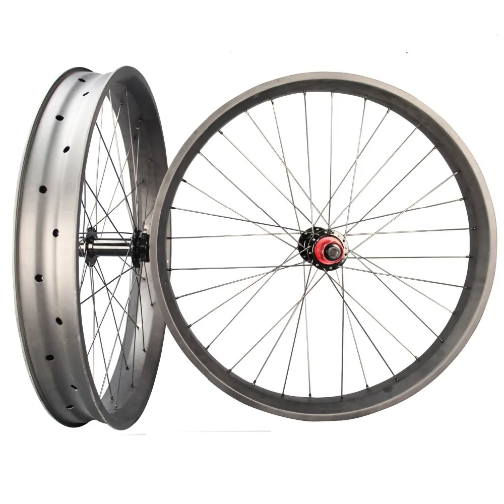 Колеса из углеродного волокна 26 х65/80/100 мм|fatbike wheelset|carbon wheels clincherwheels clincher |