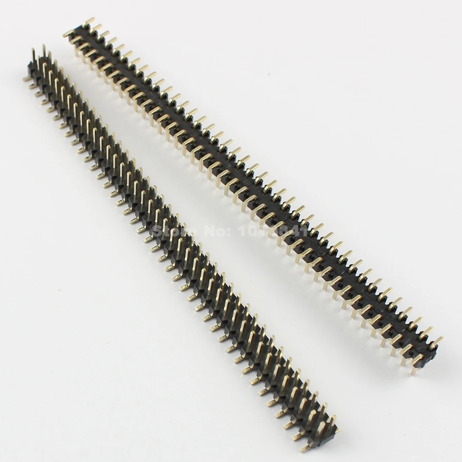 10 шт 2 мм 0 Шаг 2x40 Pin типа папа двухрядные штыревой разъём SMT полосы|strip| |