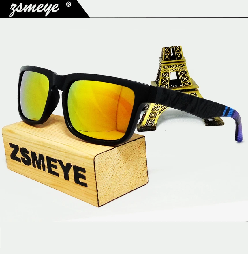 ZSMEYE бренд Лидер продаж квадратные мужские и женские oculos ken БЛОК РУЛЯ зеркальные de sol 43 UV400
