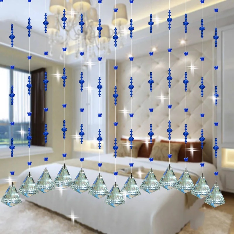 Вечерние шторы из хрустального стекла 20 метров|window hanging decorations|hanging screen door curtainhome