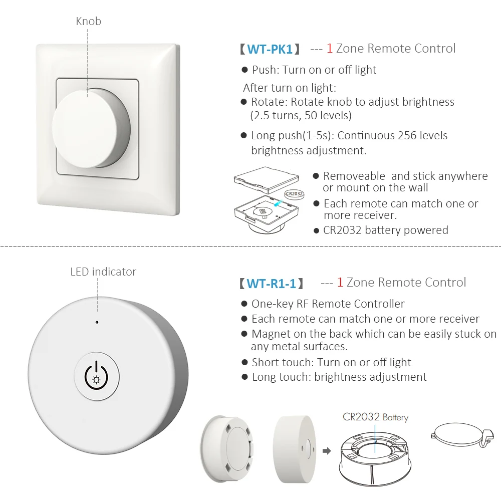 AC Triac Dimmer 220 В 110 в 230 В Беспроводной RF 2,4G пульт дистанционного управления, умный Wifi контроллер с регулируемой яркостью, светодиодный светильник, Triac Dimmer ST1