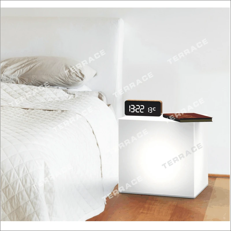 Матовый светодиодный кубический стол туманный акриловый ночник|lucite table|table