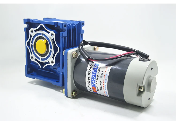 5D60GN-NMRV DC12V/24 V 60 W 1800 об/мин постоянного тока мотор-редуктор червячной передачи крученый для коробки передач мотор-редуктор/Выходной вал Диаметр 14/18 мм