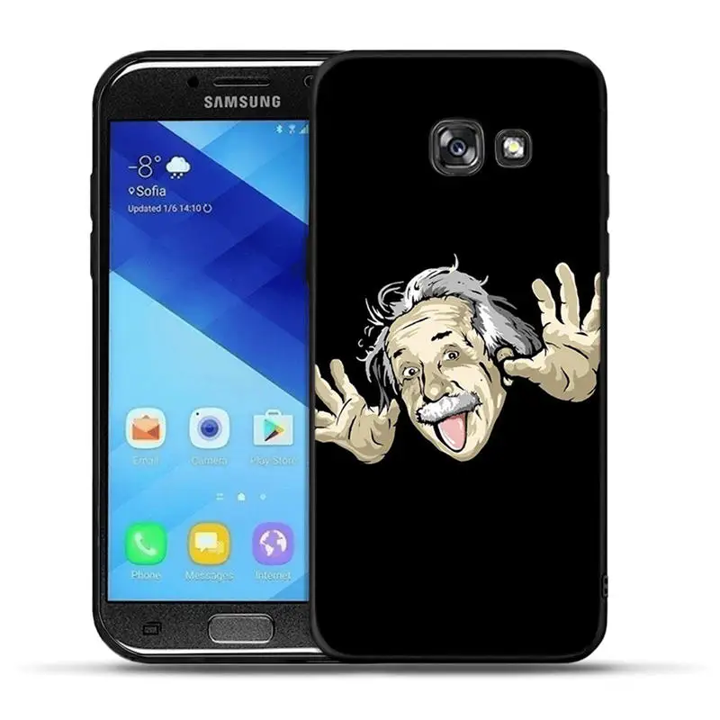 Черный матовый чехол для телефона samsung Galaxy A3 A5 A6 A7 A8 Plus художественный силиконовый чехол s для samsung A30 A50 Fundas