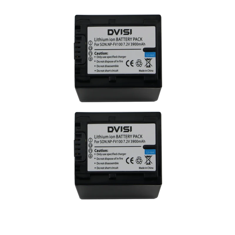 Аккумулятор для камеры Sony 7 2 В 3900 мА/ч NP FV100 NPFV100 NP-FV100 SX15 DCR-SR15 HC9 PJ10 TD20V FDR-AX100 с
