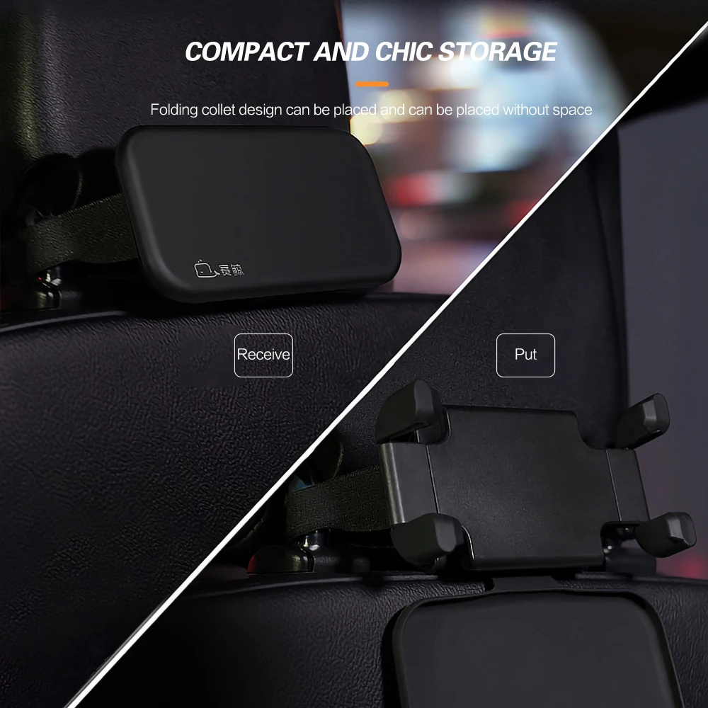 car back seat phone tablet holder 360 rotation stand for ipad samsung huawei car mount mobile phone stand holder auto bracket free global shipping