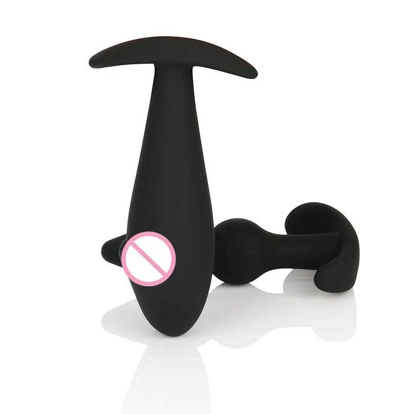 Silicone V Port Plug Anal Toys SM Opening Butt plug Masturbation anal beads Stick Trainer For Woman Massage #F |