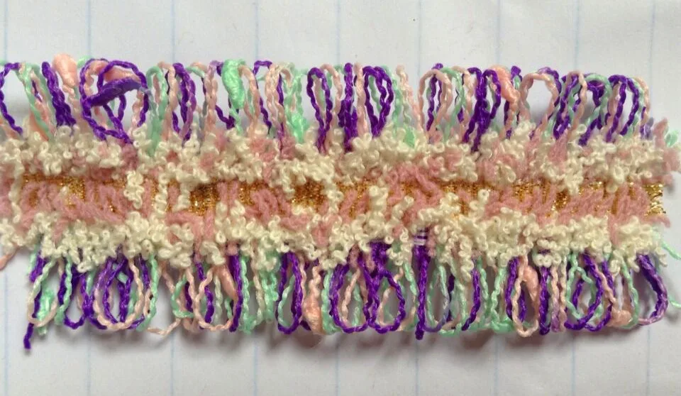 

32mm colorful shabby ribbon trimming,soft touch,XERY0422E guitar strap ribbon