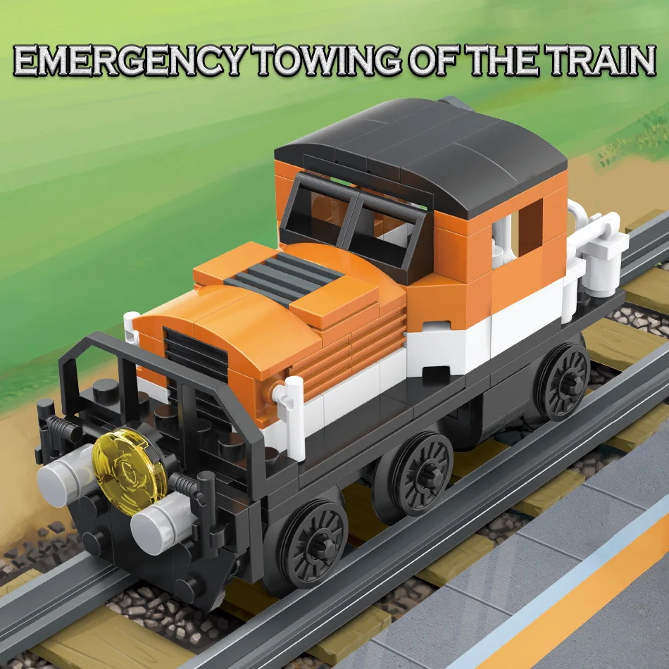 Технический конструктор совместимый с грузовым вокзалом аварийный прицеп