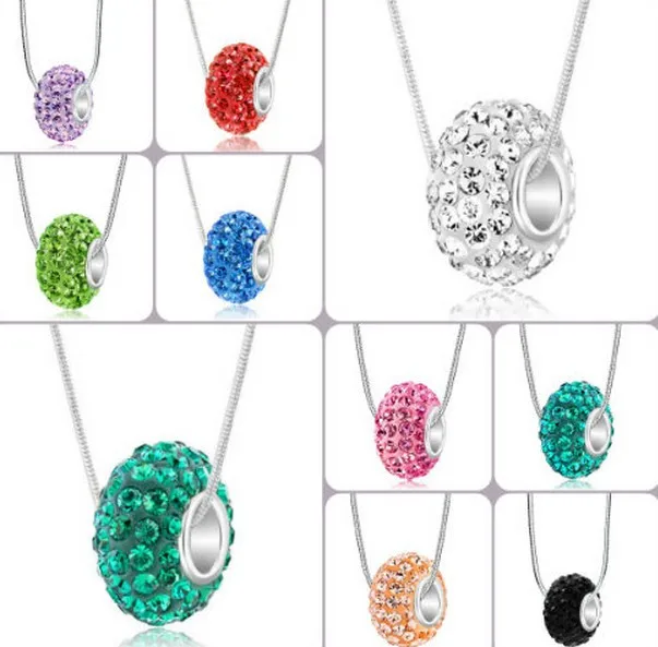 Новое поступление! Европейский кулон с бусинами большим отверстием.