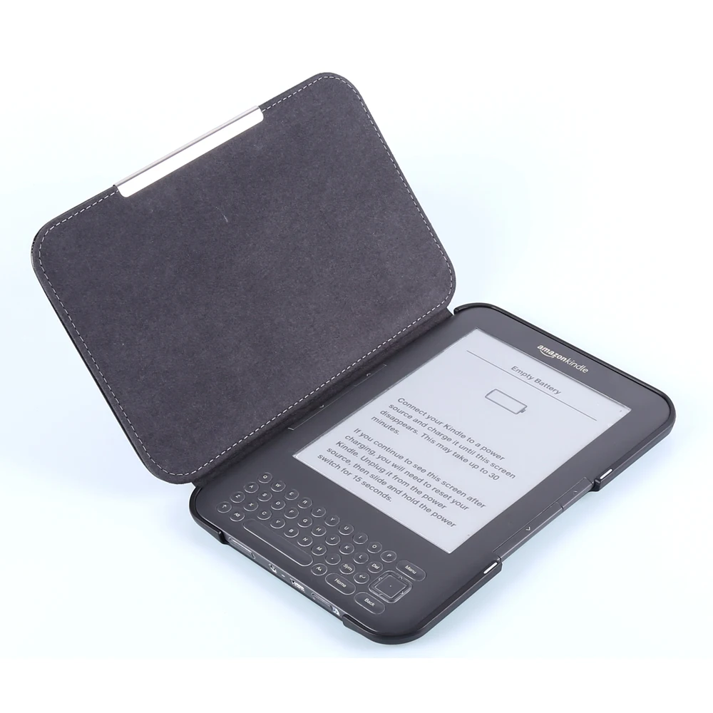 Чехол книжка с откидной крышкой для Amazon Kindle 3 3rd Gen Ereader кожаный Карманный чехол