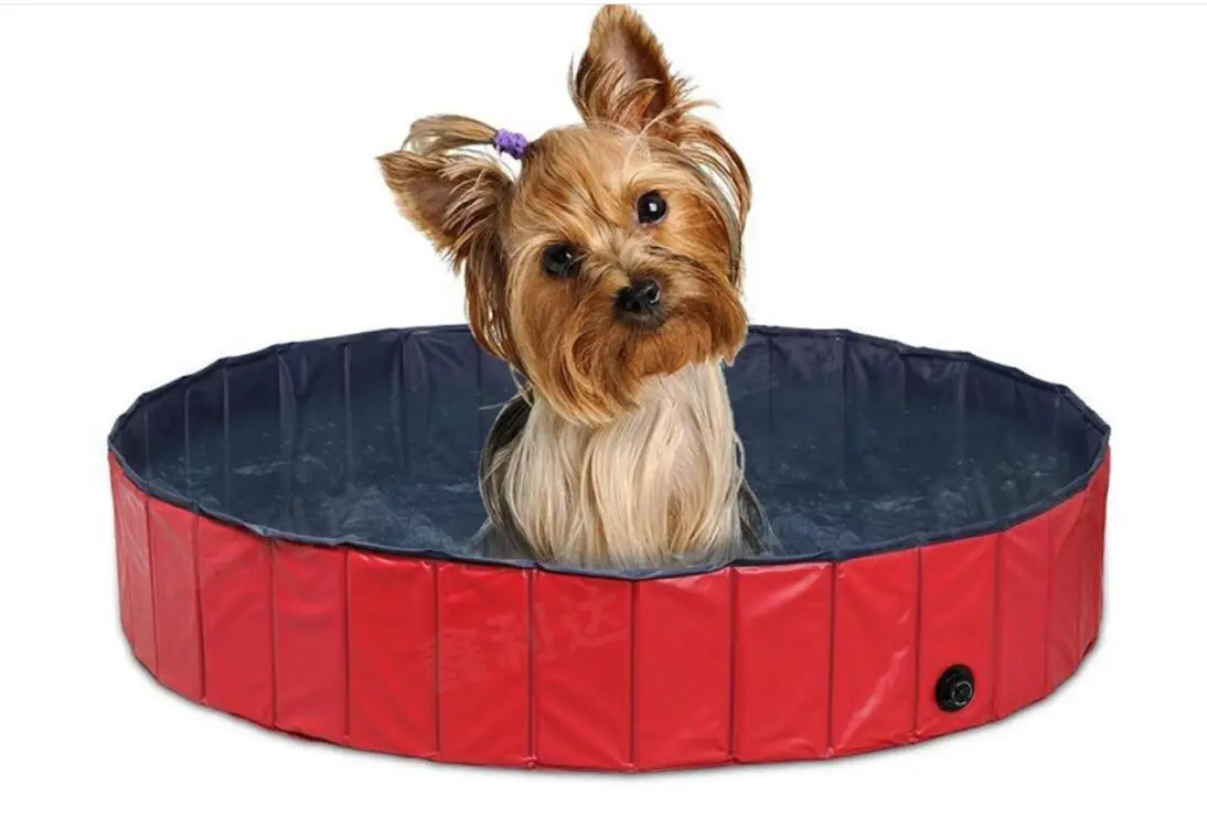 140*30 см большая жесткая пластиковая Складная складная детская собака для питомцев складной бассейн для собак для плавания летняя кровать для бассейна