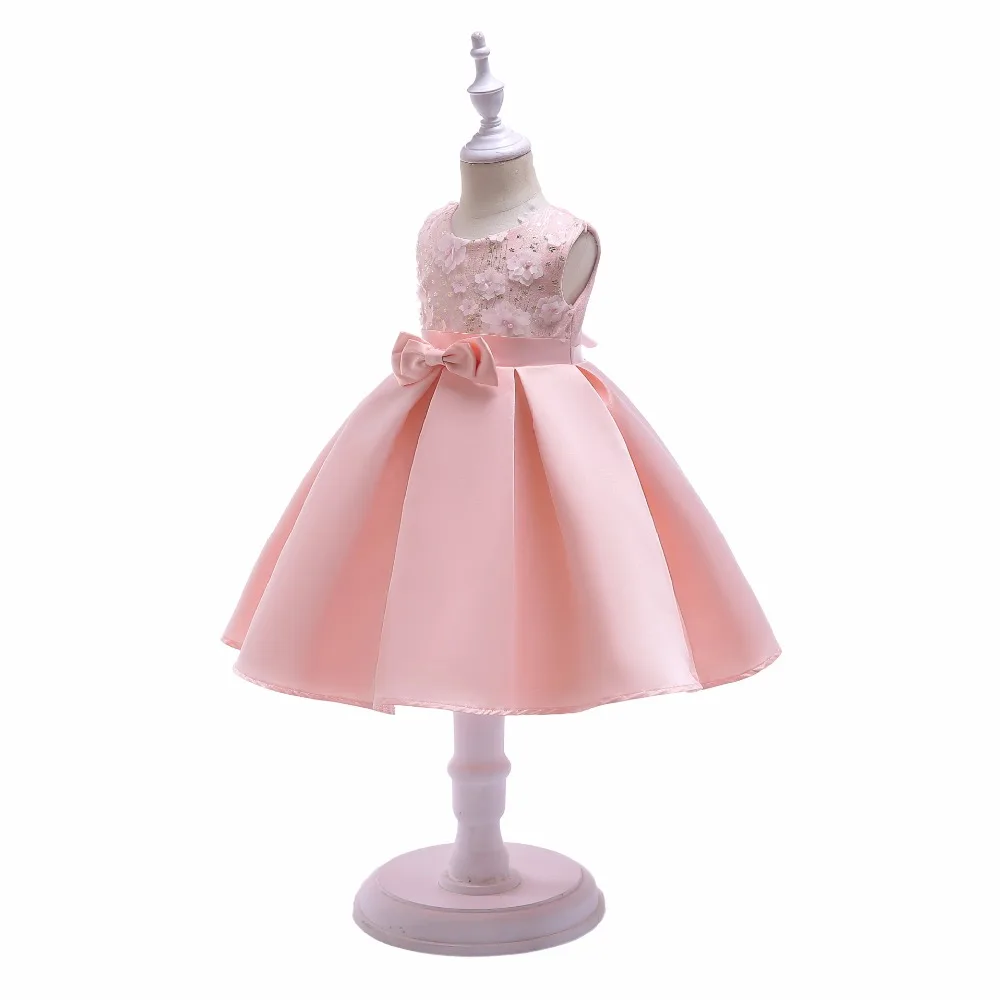 Свадебное платье принцессы костюм для девочек бальное без рукавов маленьких