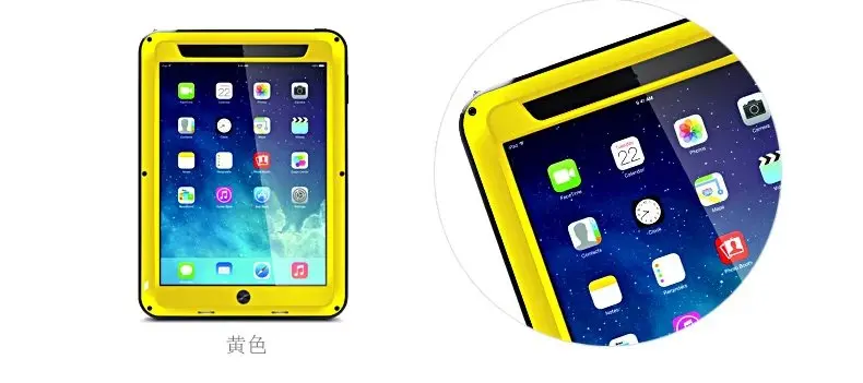 Ударопрочный водонепроницаемый чехол Love Mei для iPad Mini 1 2 3/iPad 3 4/5 Air защитная пленка