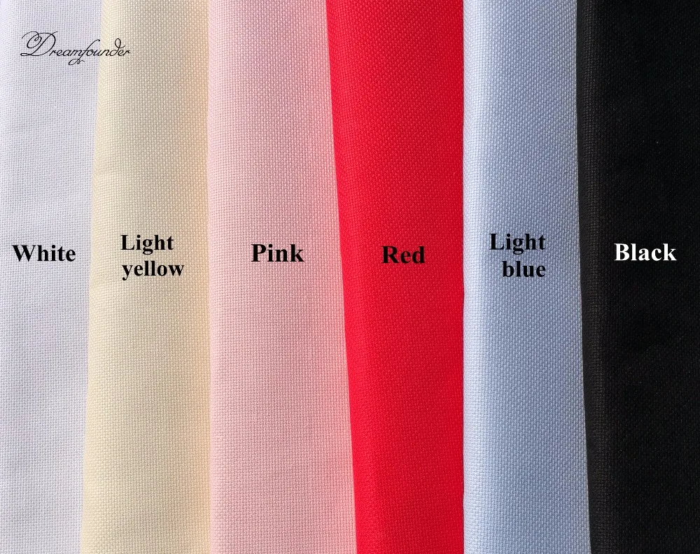 

Aida 18ct white cloth pink blue black red cross stitch fabric canvas DIY handmade needlework sewing craft many size to choose
