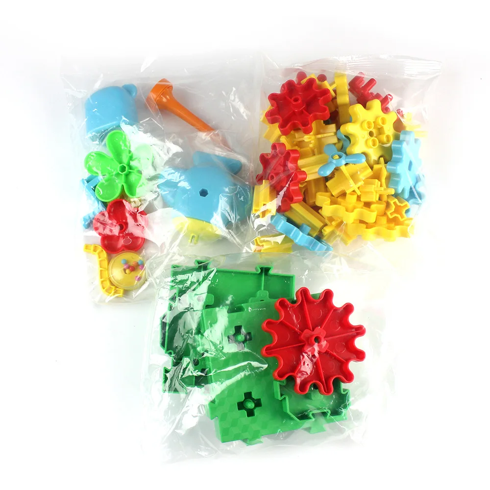 54 шт. зубчатых колес Строительный набор образовательные строительные блоки