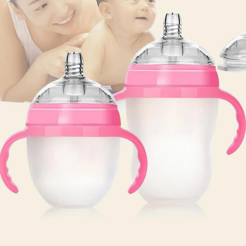 Силиконовые соски BPA бесплатно детские бутылочки для кормления безопасные