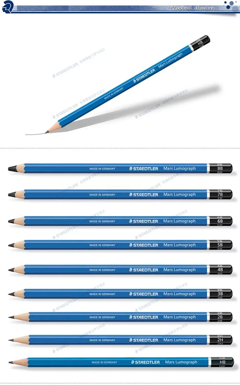 STAEDTLER 100 16 видов профессиональных карандашей для рисования 12 шт./лот