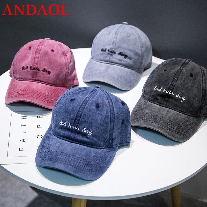 ANDAOL Новая женская Повседневная Кепка высокого качества однотонная хлопковая