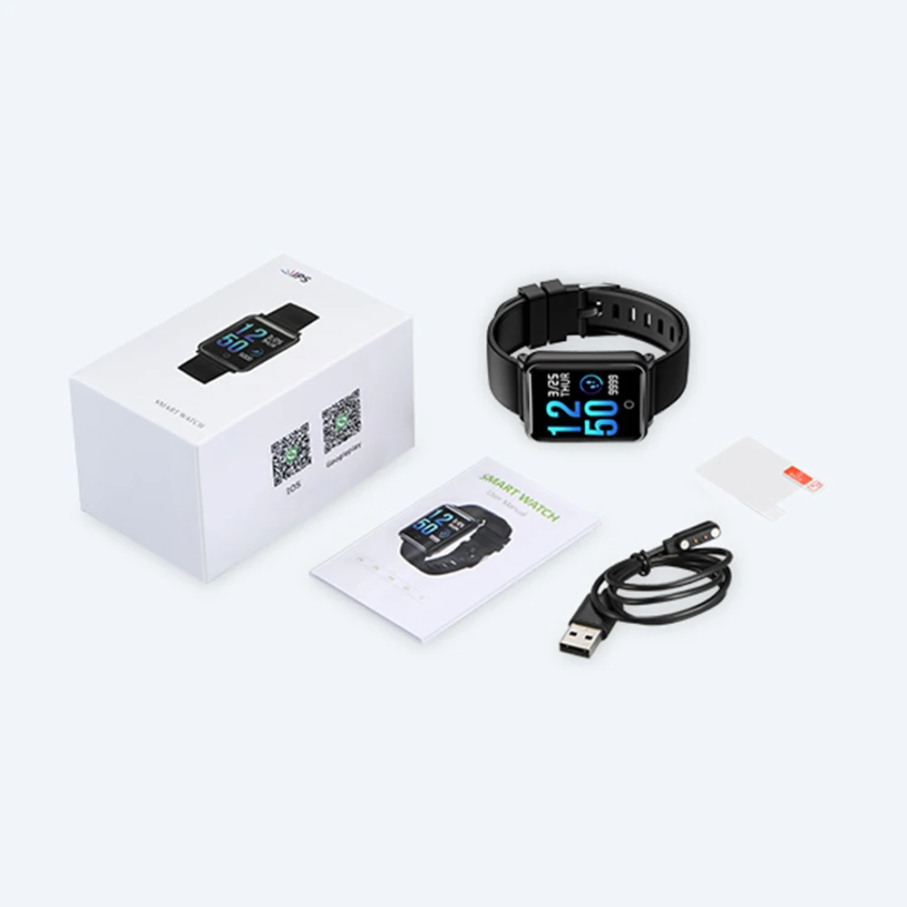 Mpow N88 Смарт-часы цветной экран IP68 водонепроницаемый монитор сердечного ритма