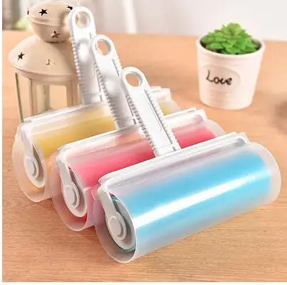 

Large washable sticky hair clothing dusting roll clothes to hair sticky hair roll sticky hair dusting roller household cleaning